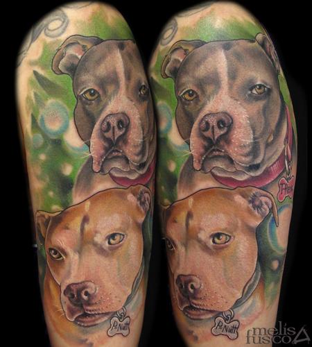 Tattoos - Pit Bull Pup's - 101454